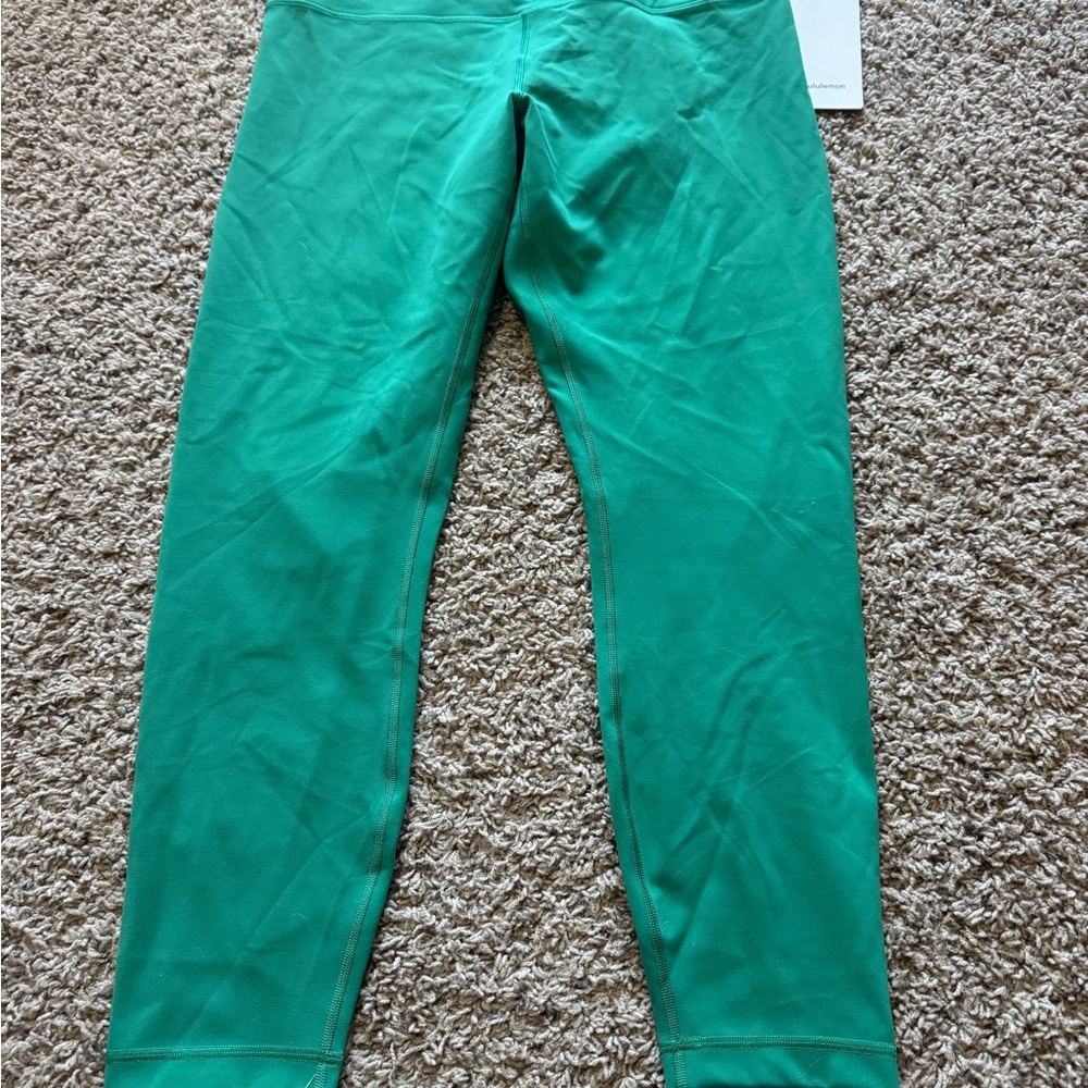 Lululemon Athletica Teal Wunder Train Leggings
